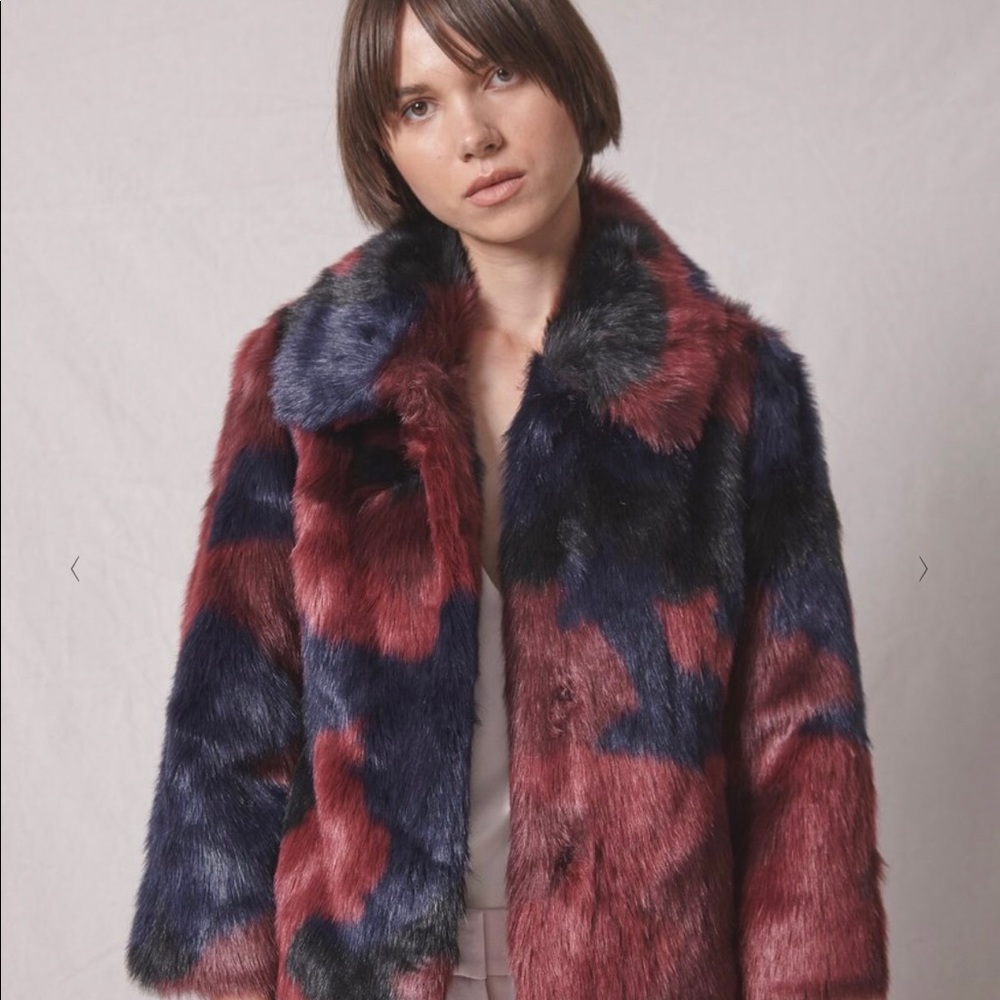 NWT | Allen Schwartz Faux Fur Jacket